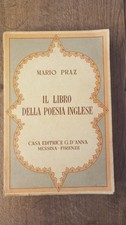 mario praz il libro della poesia inglese d'anna