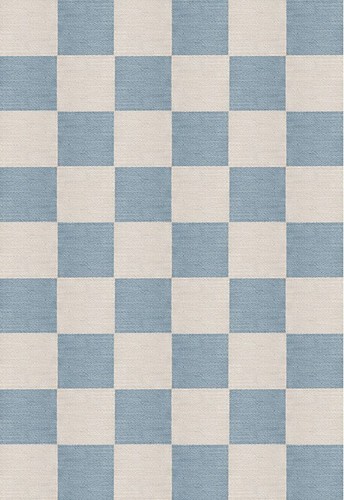 Tappeto boho blu scandinavo - tappeto,