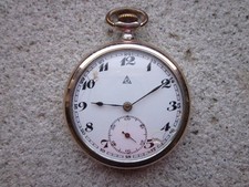 OROLOGIO DA TASCA IN ARGENTO A 271 MADE SWISS CIPOLLA TASCHINO TASCABILE VINTAGE