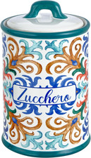 Barattolo zucchero decorato - zucchero,