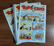 TOPOLINO GIORNALE Nerbini Ed. Sequenza 80-136 - Ristampa Anastatica. 