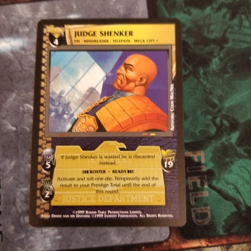Judge dredd tcg signed - dredd,