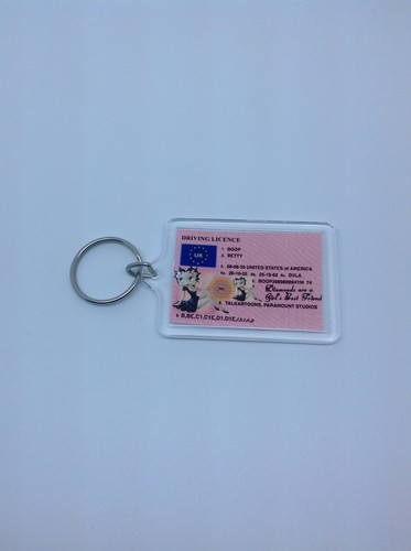 Betty boop keyring - betty,