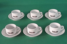 SET 6 TAZZINE PIATTINI CAFFÈ ITALCAFFÈ PORCELLANA RICHARD GINORI VINTAGE. CH53