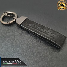 PORTACHIAVI EFFETTO CAMOSCIO NERO IN METALLO PER HYUNDAI IX35 PORTA CHIAVI