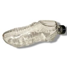 - Bottiglia vetro a forma di scarpa da calciatore vintage collezione calcio E13