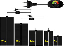 Tappetino Riscaldante 5W, 7W, 14W, 20W, 28W, 35W, 45W Con Termostato E Temperatu