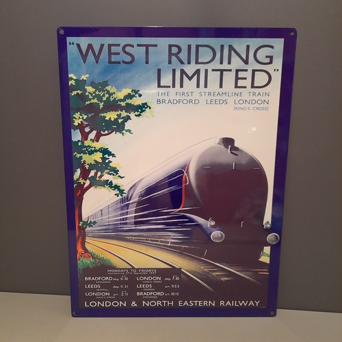 West riding steam train - west,