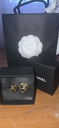 Chanel orecchini perno - perno, oro