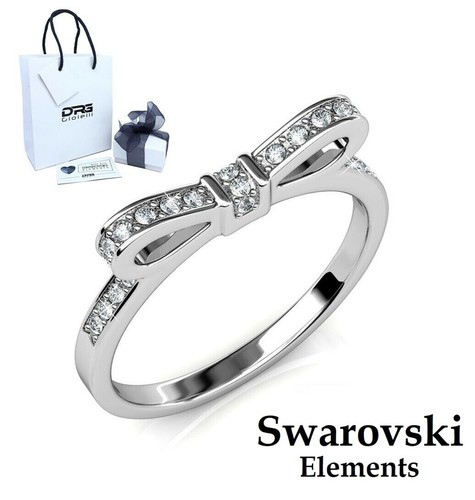 Anello donna fiocco swarovski - donna,