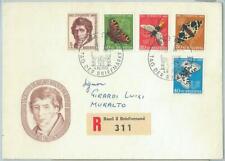 67471 - SVIZZERA - Storia postale - FDC COVER Pro Juventute 1953 farfalle