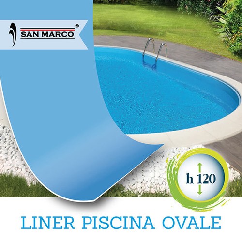 Liner per piscina ovale - , fuori