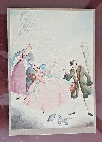 Cartolina ala littoria anno - cartolina,