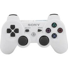 ✅Manette Ps3 Blanche Officielle Sony Dualshock 3 White Controller PlayStation 3