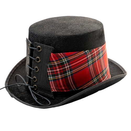 Tartan steampunk cilindro - tartan,