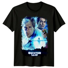 T-shirt Quantum Leap (1989) ispirata alla poster del film maglietta retrò anni 80