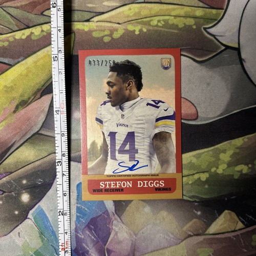 2015 topps mini stefon diggs - topps,