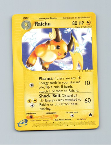 Raichu 165 raro set base - raichu,