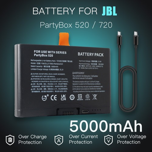 Batteria ricambio 5000mah - batteria,