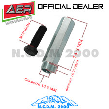 ESTRATTORE VOLANO M17 PASSO 1 MM PER PIAGGIO CIAO BRAVO SI BOXER GRILLO 50