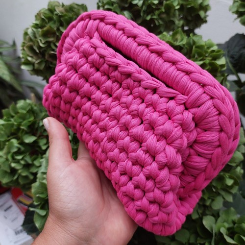 Borsa clutch all uncinetto - borsa,