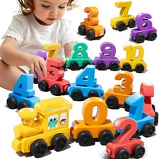 Set Treno Numero Calamita per Bambini 1 2 3 4 Anni - Giocattolo Conteggio, Colore...