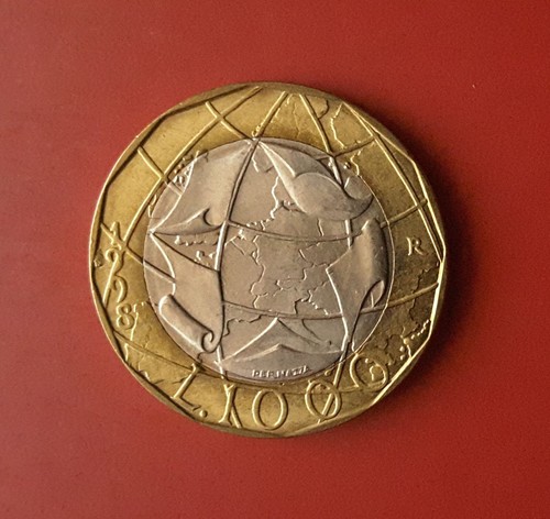 1000 lire 1998 errore rottura - lire,