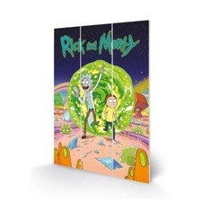 Rick And Morty Portal Wood