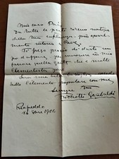 1904 RIOFREDDO LETTERA RICCIOTTI GARIBALDI INVIATA A FRANCESO PAIS SERRA
