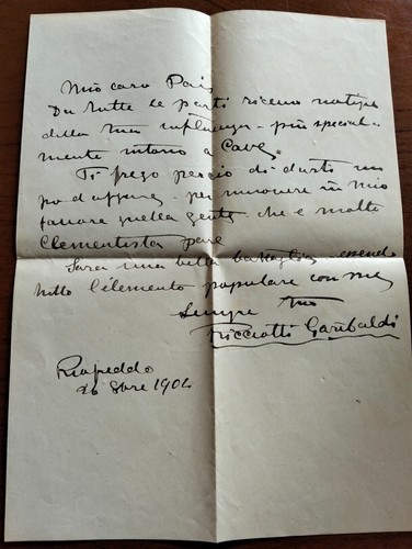 1904 riofreddo lettera - riofreddo,
