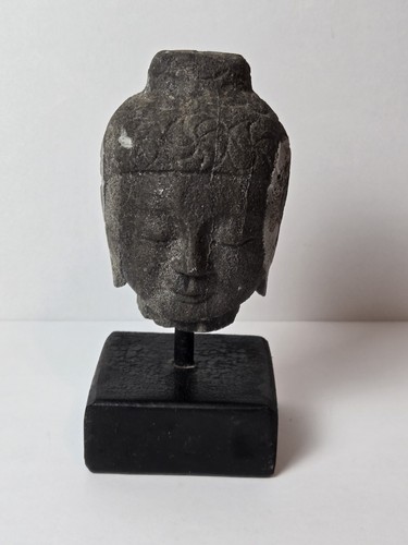 Scultura frammento testa - , di