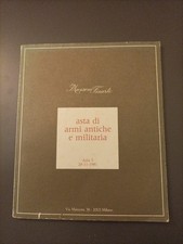 ASTA DI ARMI ANTICHE E MILITARIA AA.VV. MANZONI FIANARTE 1981 