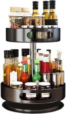 Portaspezie girevole 360° in acciaio inox – Organizzatore salvaspazio