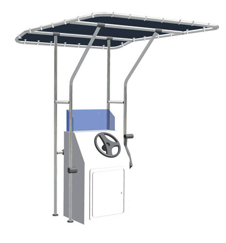 Top alluminio 1230x1720x2050 - t-top,
