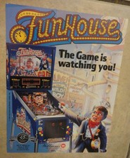 Volantino flipper Funhouse -
