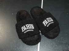 Balenciaga Paris Furry Slide