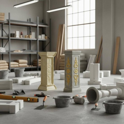 Stampo per colonna romana - stampo,