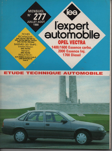 Revue technique opel vectra - revue,