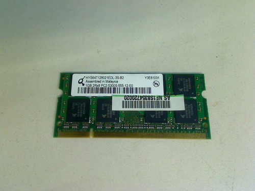 Memoria ram ddr2 qimonda - gb,