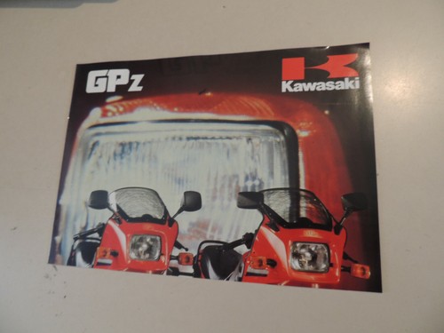 Brochure kawasaki gpz - brochure,