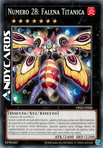 Numero falena titanica - falena,