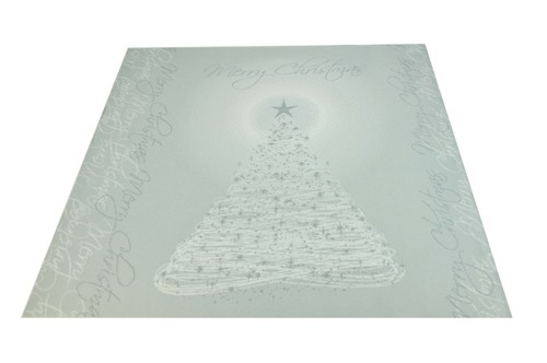 Tappeto bianco albero - albero, di
