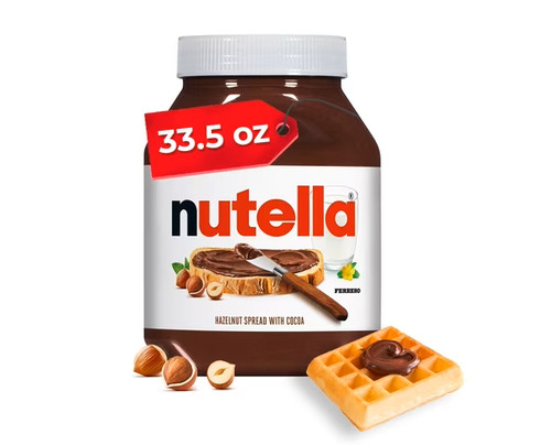 Nutella hazelnut spread with - hazelnut,