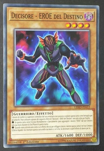 Decisore eroe del destino - decisore,