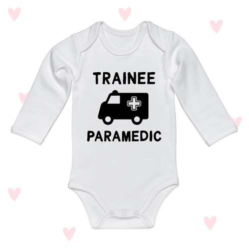 Paramedico baby grow - baby, nurse