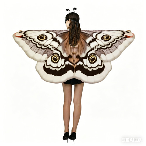 Costume ali falena - di,