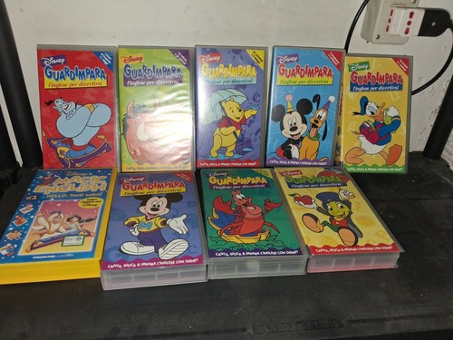 Lotto vhs disney guardimpara - vhs, +