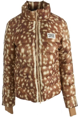Piumino imbottito marrone - imbottito,