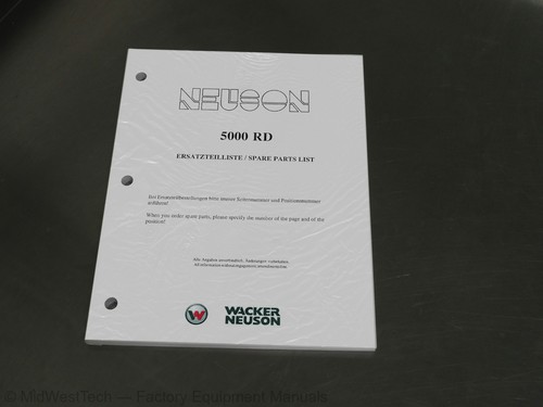 Wacker neuson 5000 mini - wacker,