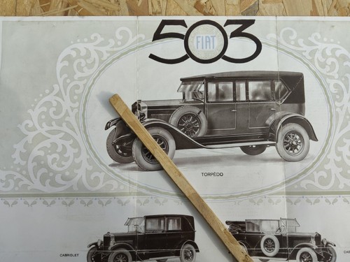 Depliant fiat 503 - fiat, 503,